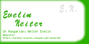 evelin neiter business card